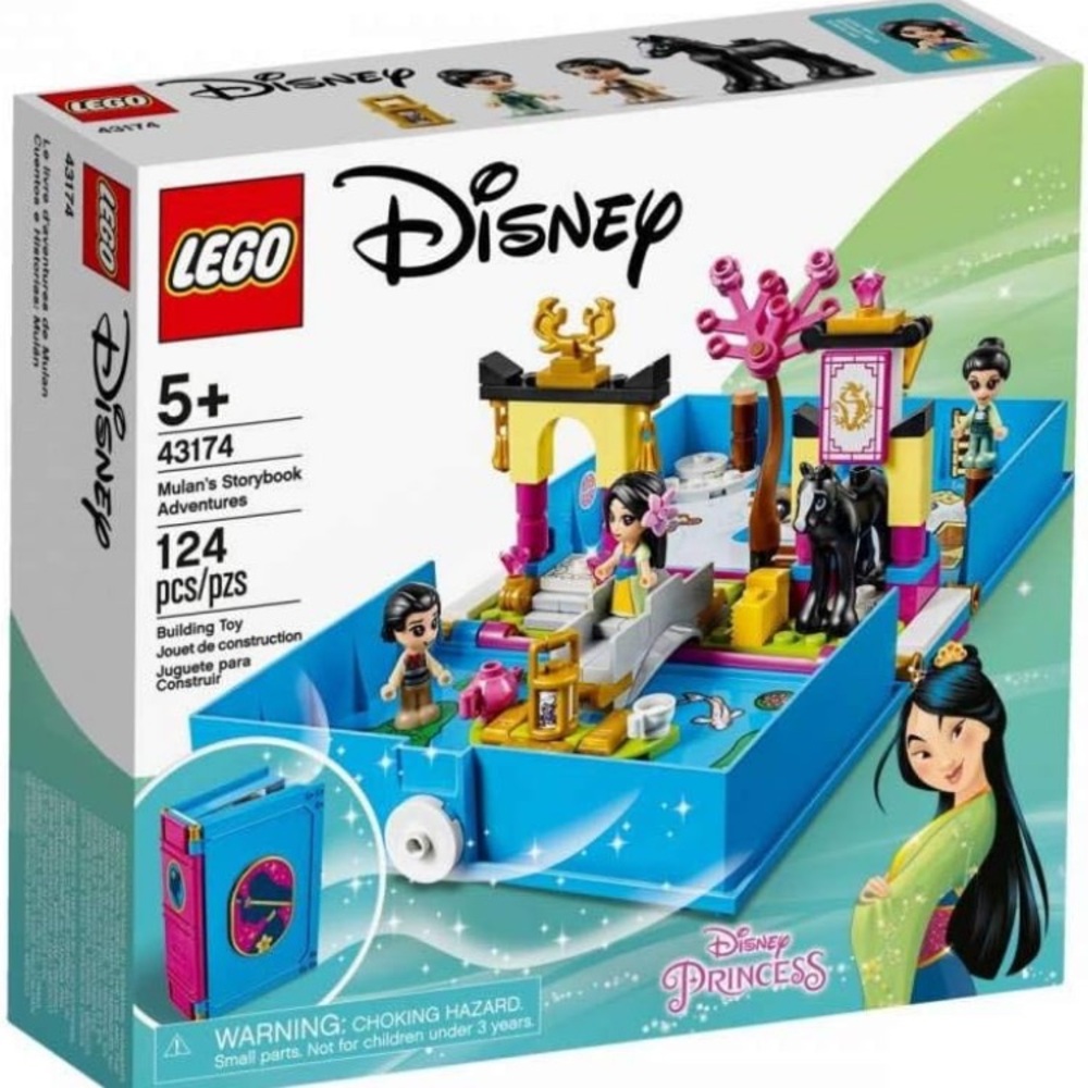 LEGO Disney Mulan's Storybook Adventures 43174 Micro Dolls Khan Li Shang Cri-Kee